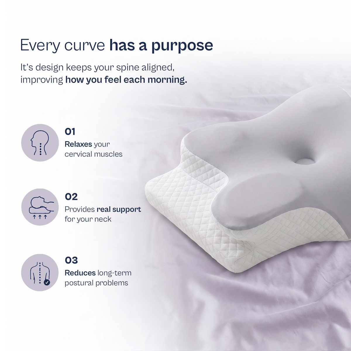 Reaxis Pro™ | Cervical Memory Foam Pillow