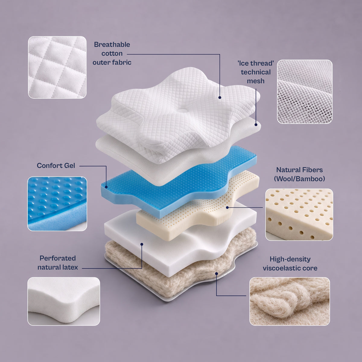 Reaxis Pro™ | Cervical Memory Foam Pillow